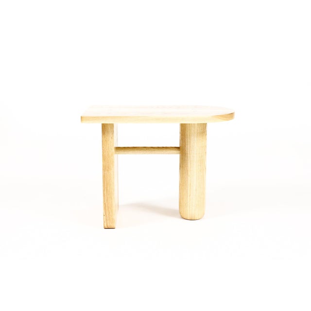 Mid-Century Modern Custom Modernist Rectangular Side End Table — Ventana — Ash + White Oak For Sale - Image 3 of 10