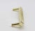Late 20th Century Set of 10 Old New Stock Knob Hill Curved Brass Bridge Drawer Pulls For Sale - Image 5 of 8
