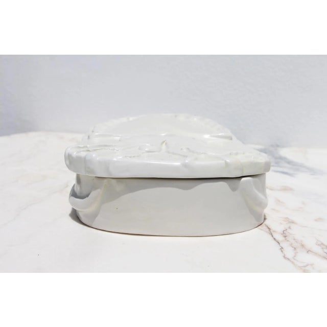 Contemporary Contemporary Cuttlefish Large Earthenware Box, Portuguese Design Project For Sale - Image 3 of 13