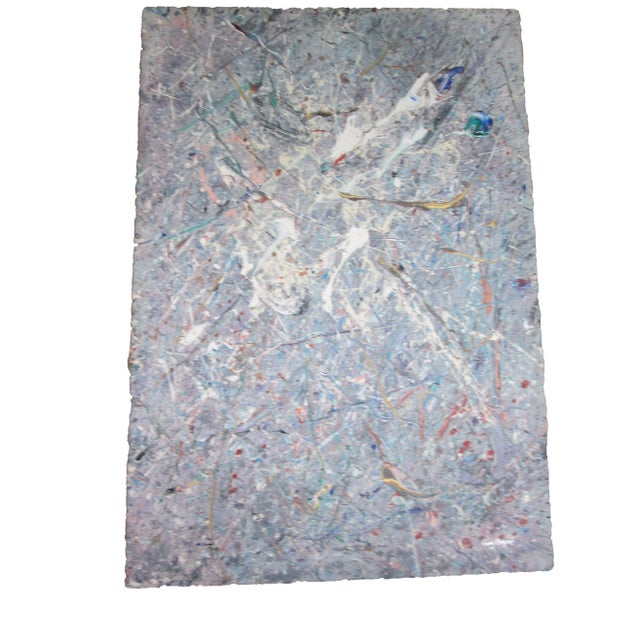 CORRECTION TO SHIPPING TIME, THIS IS SELLER SHIPPING, ARRIVAL TIME IS 4-10 DAYS FROM PURCHASE DATE. Exemplary splatter art...