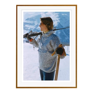 Toni Frissell 'Parka Pondering' Archival Pigment Print Framed in Brown For Sale