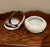 Antique Wavecrest Hinged Floral Decorated Dresser Jar For Sale - Image 9 of 10