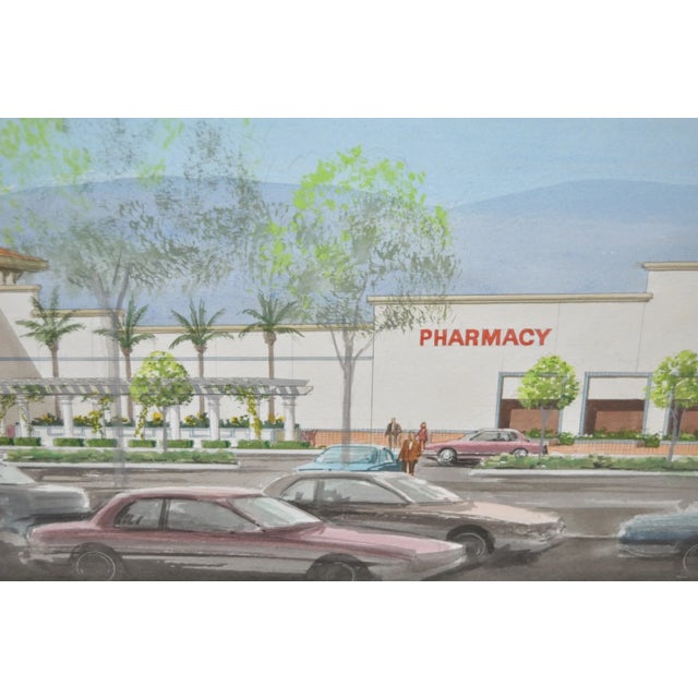 Original Architects Illustrated Maquette For Sale - Image 4 of 6