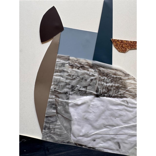 "Memorabilia 3" Original Mixed-Media Collage on Paper by Zac Woodiel For Sale - Image 4 of 9