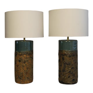 Pair of Mid 20th Century Italian Lamps For Sale