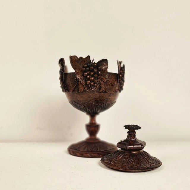 German or Swiss Carving of an Urn, 19th Century For Sale In San Francisco - Image 6 of 11