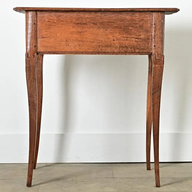 French 19th Century Louis XV Style Oak Side/Bedside Table For Sale - Image 11 of 12