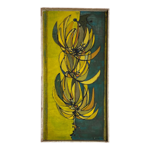 1950 Mid-Century Banana Bunch Original Painting, Richards