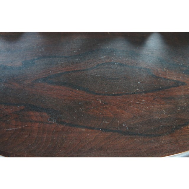 Antique Victorian Rosewood Marble Rococo Tiered Etagere Display Shelf For Sale - Image 11 of 12