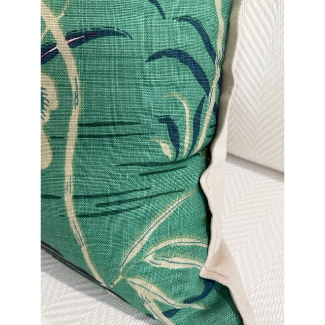 Lotus Garden Pillow 20” X 22” For Sale In San Francisco - Image 6 of 8