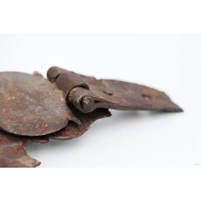 18th Century Wrought Iron Chest Lock For Sale - Image 6 of 13