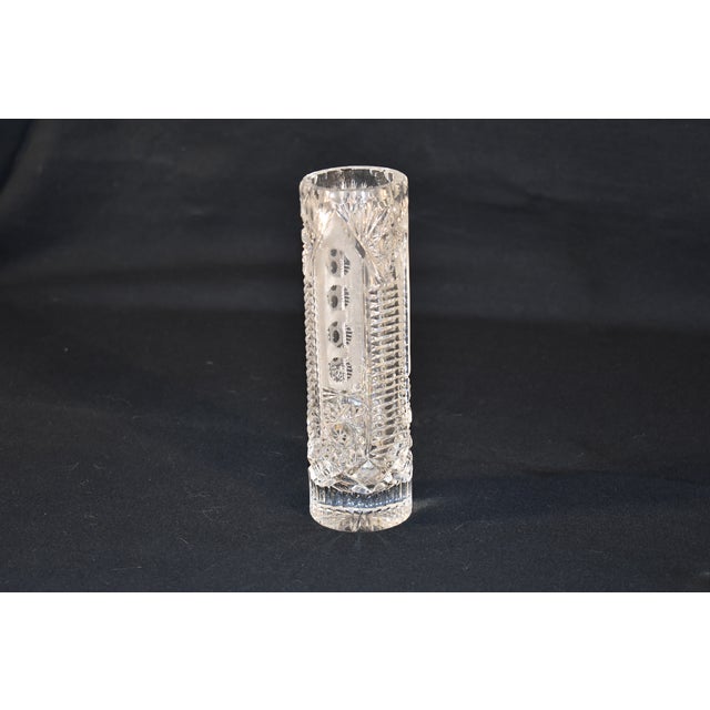 English English Cut Glass Vase, Circa 1930's For Sale - Image 3 of 8