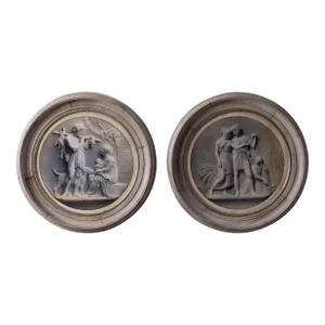 A Pair Bertel Thorvaldsen Roundels, C.1890
