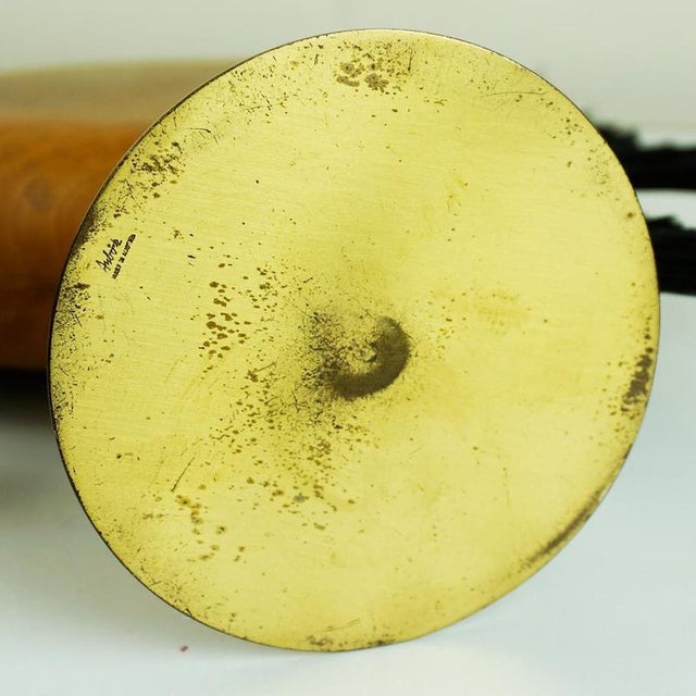 Mid-Century Austrian Walnut and Brass Fish Money Box attributed to Carl Auböck, 1950s For Sale - Image 15 of 16