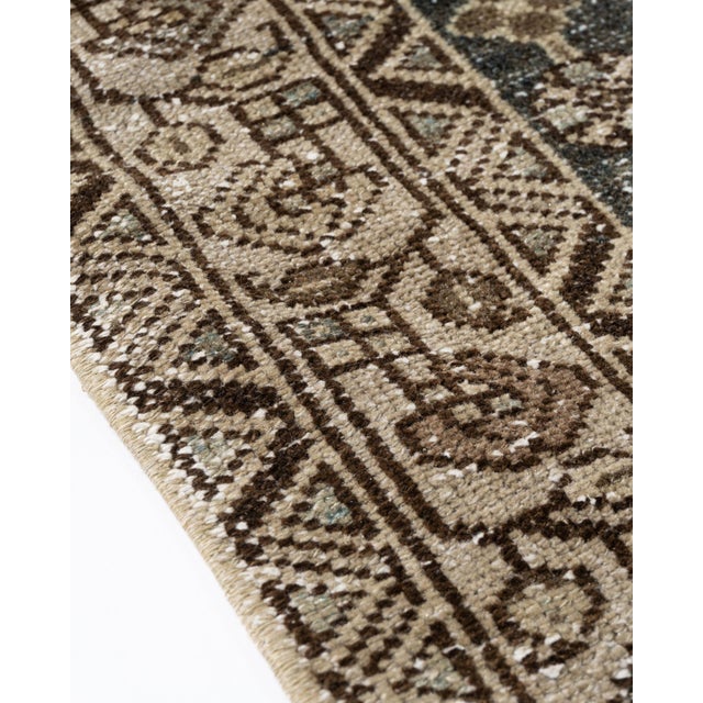 1940s Vintage Circa 1940 Distressed Mazlagan Rug 4ft 5in X 6ft 3in For Sale - Image 5 of 16