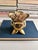 Hollywood Regency Vintage Solid Brass Flower Match Holder and Toothpick Cup For Sale - Image 3 of 12