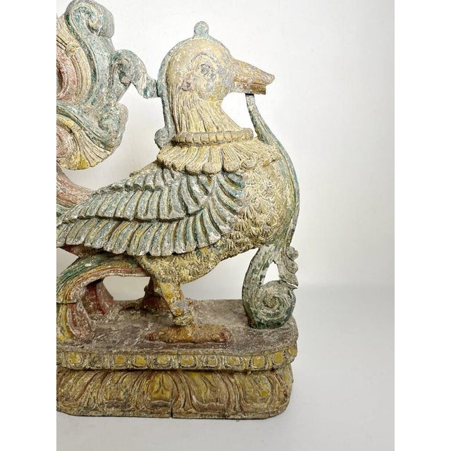 Wood 19th Century Wooden Rooster Sculpture, France For Sale - Image 7 of 12