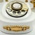1980s Vintage 1980s White & Gold Victorian Style Rotary Dial Telephone, Made in Japan For Sale - Image 5 of 9