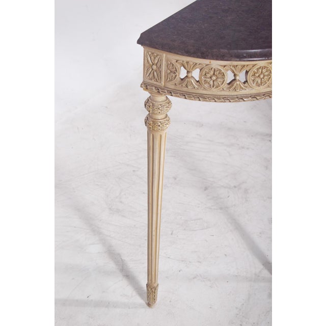 French Credenza with Marble Top For Sale - Image 4 of 9