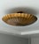 Not Yet Made - Made To Order Handmade Brass Flush Mount Ceiling Light, Raw Brass Scalloped Fixture for Bedroom, Hallway & Living Room For Sale - Image 5 of 14