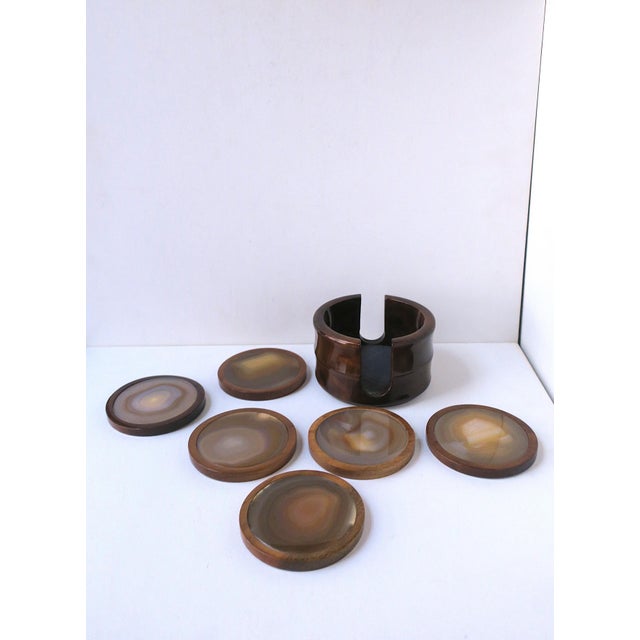 Agate Coasters Brazilian For Sale - Image 4 of 10
