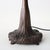 Late 20th Century Tiffany Style Stained Leaded Glass Table Lamp With Jewels For Sale - Image 4 of 12