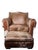 2020s Rustic Old Hickory Hide and Leather Club Chair and Ottoman For Sale - Image 5 of 16