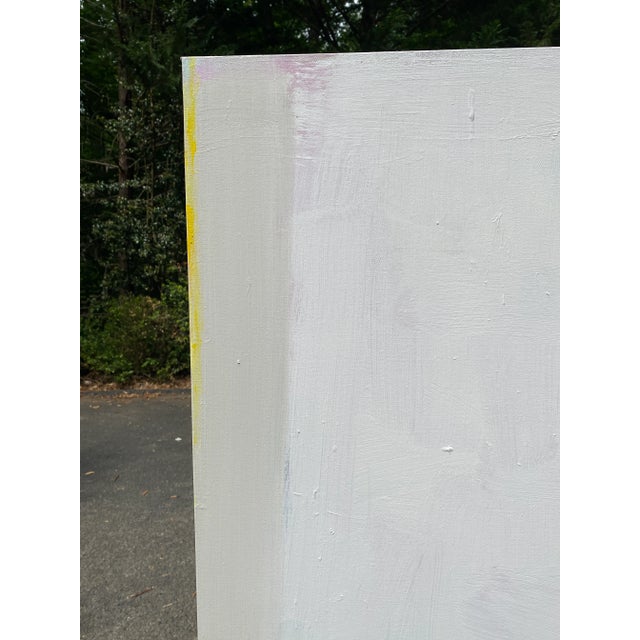 Sarah Trundle "Modern Love" Contemporary Minimalist Abstract Acrylic Painting by Sarah Trundle For Sale - Image 4 of 8