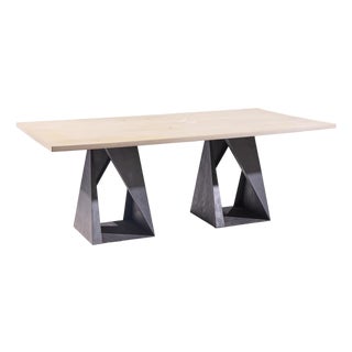 Thomas Pheasant for Baker Furniture Iron Base Dining Table For Sale