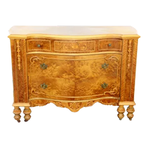1970s Elegant French 3 Drawer Dresser