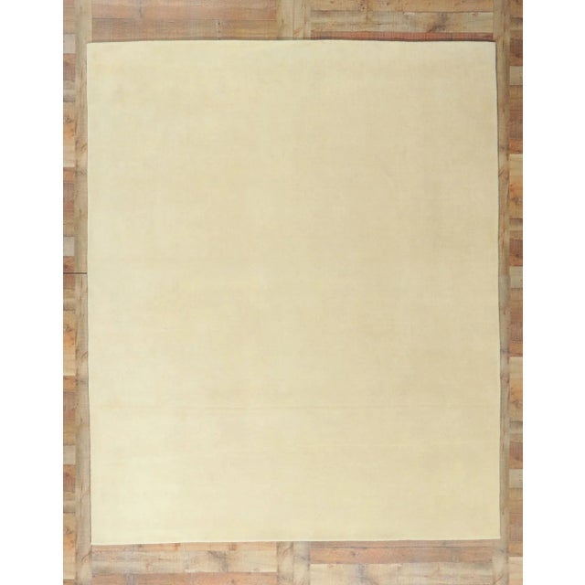 Ivory Contemporary Ivory Area Rug - 08'03 X 10'00 For Sale - Image 8 of 9