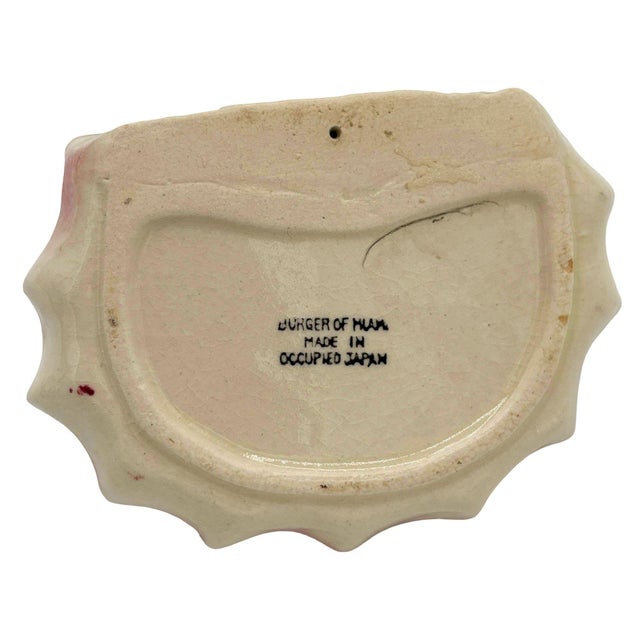 1940s Rare 1948 "Soweru of Florida" Drinking Pink Flamingo Ceramic Ashtray For Sale - Image 5 of 5