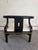 Mid-Century Modern Vintage James Mont Style Black Laquered Horseshoe Chair Century Chair Co. For Sale - Image 3 of 8