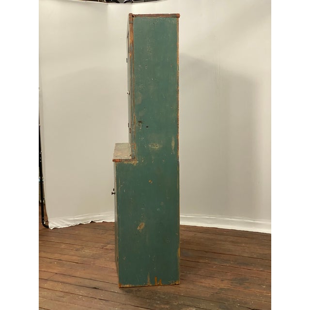 Mid 19th Century Farmhouse Step Back Cupboard For Sale - Image 4 of 18
