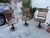 Antique Oak Courtroom Juror Chairs Set of 3 Cast Iron Base Early 1900s For Sale - Image 17 of 18