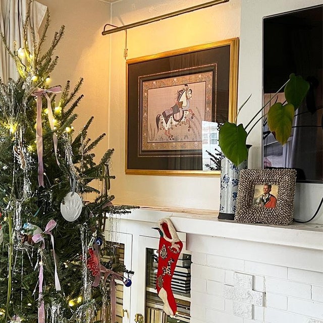 Indian Late 20th Century Framed Hand Painted Indian Gouache Painting of Horse on Silk in Pink - India For Sale - Image 3 of 10