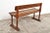 Antique Oak Bench, 1900s For Sale - Image 11 of 12