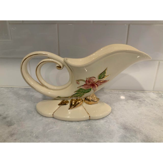 Cream Hull Pottery Cornucopia For Sale - Image 8 of 8