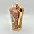 Red Vintage Ruby Red Porcelain Coffee Service with Gilt Romantic Fragonard Scene from Limoges, 1970s, Set of 13 For Sale - Image 8 of 18