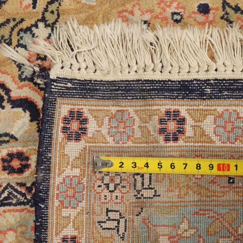 Textile Vintage Indian Srimagar Rug For Sale - Image 7 of 8