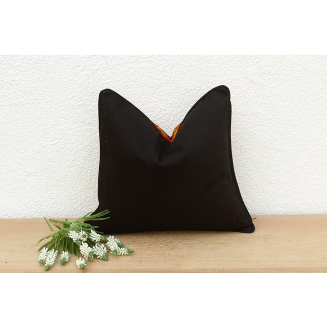 1960s Akua Vintage African Kente Pillow Cover For Sale - Image 5 of 7