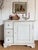 A lovely 19th century Gustavian sideboard in its original paint. Sturdy and excellent depth for storage. Dimensions:...