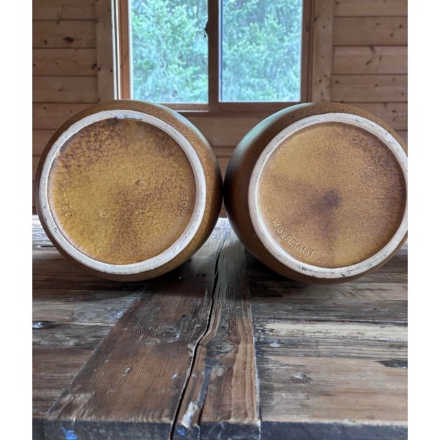 Pair of Fat Lava Pottety Floor Vases by Scheurich Keramik West 284-53 For Sale - Image 10 of 10
