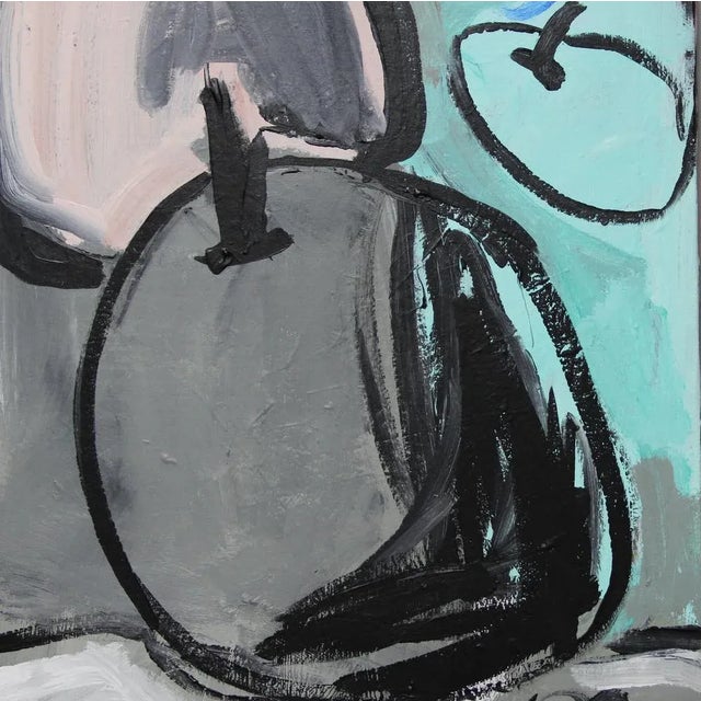 Lola Galanes, Composition, 1990s, Acrylic on Canvas For Sale - Image 3 of 5