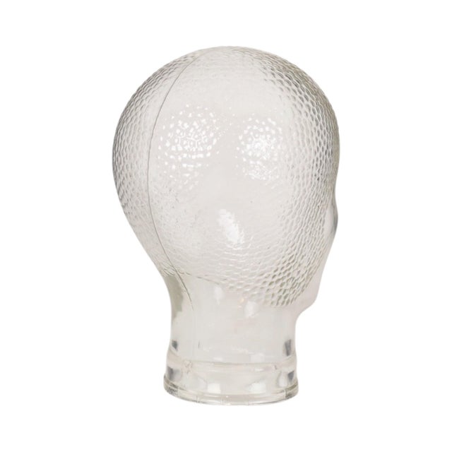 Vintage Militaria Glass Shop Display Head, 1960s For Sale - Image 4 of 13