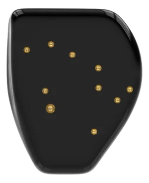 Alessia Constellation 1 Black Diamond/Gold Side Table from Eje-Design