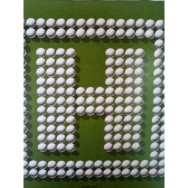 2000 - 2009 Hermès 2006 Collection Authentic Original Hermès Scarf Art Advertisement Lithograph Featuring Hermès Design For Sale - Image 5 of 5