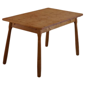 Modern Danish Dining Table in Birch attributed to Philip Arctander, 1940s