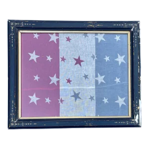 1920s Framed American Flag Bunting Cotton