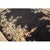 1920s Black Open Field Antique Artistic Art Deco Bamboo Design Chinese Oval Rug For Sale - Image 10 of 10